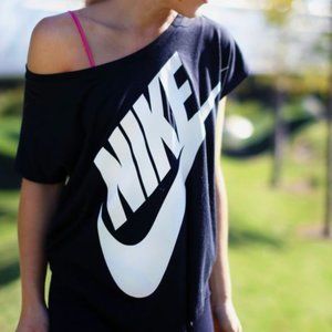 Women's Black Nike Active Oversized Shirt